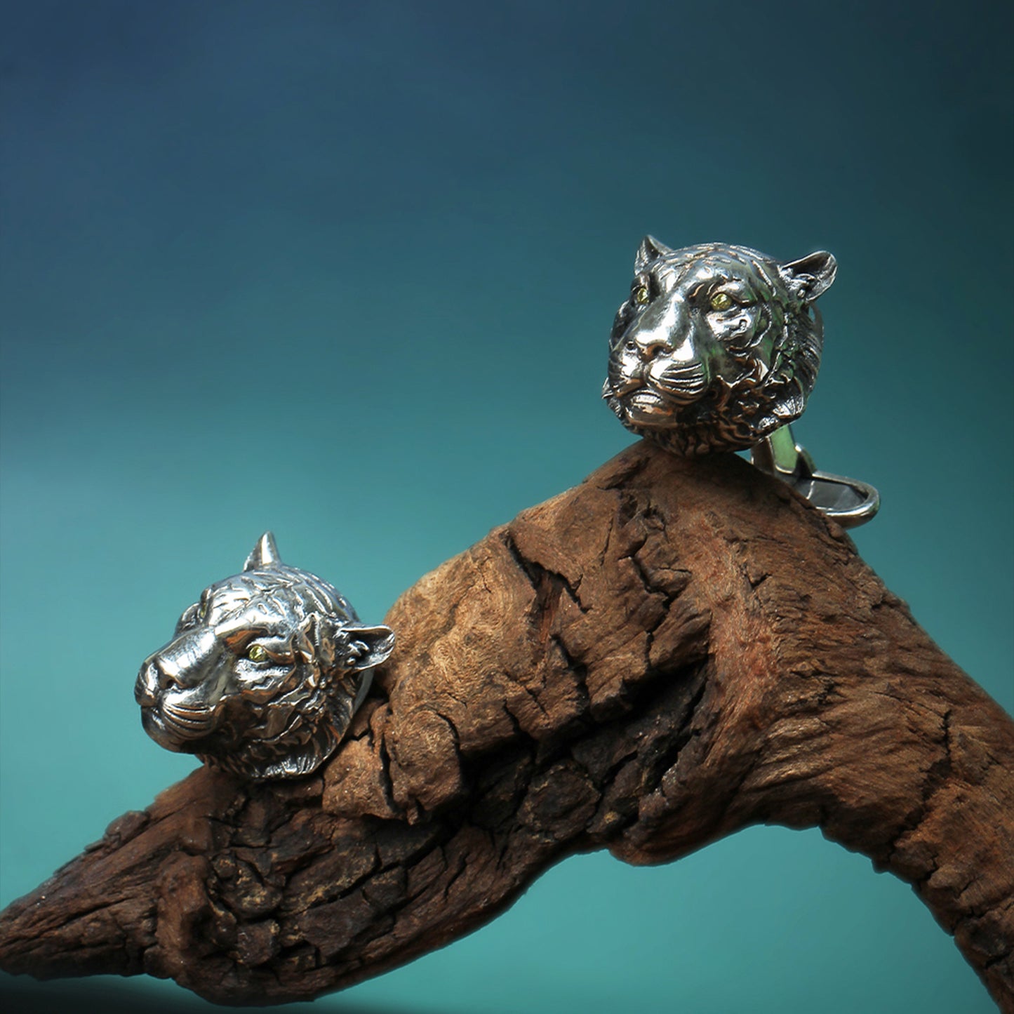 925 Silver Series-Tiger-Cufflinks MM2238S