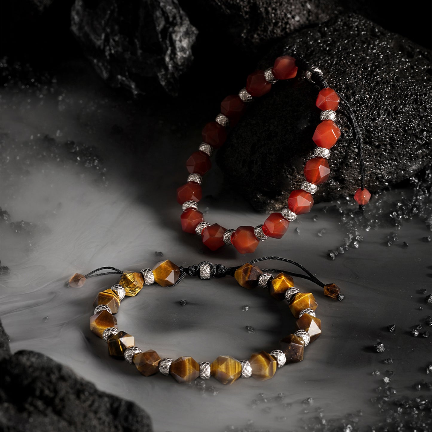 GoodLuck lucky series bracelet red agate/Golden Tiger Stone Eye MMS004811BK MMS004810BK
