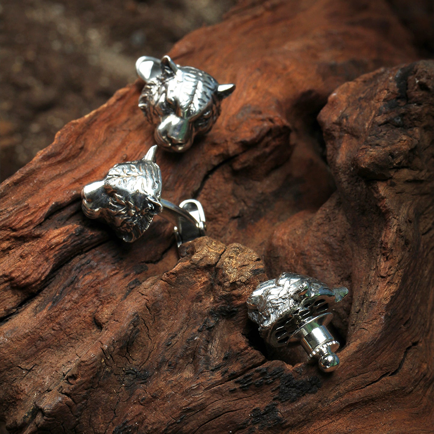 925 silver series-Tiger-brooch MM2238S-P