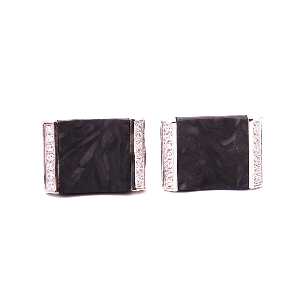 Ebony Series Steel Cufflinks - Models E01, E02, E03. Elevate Your Style!