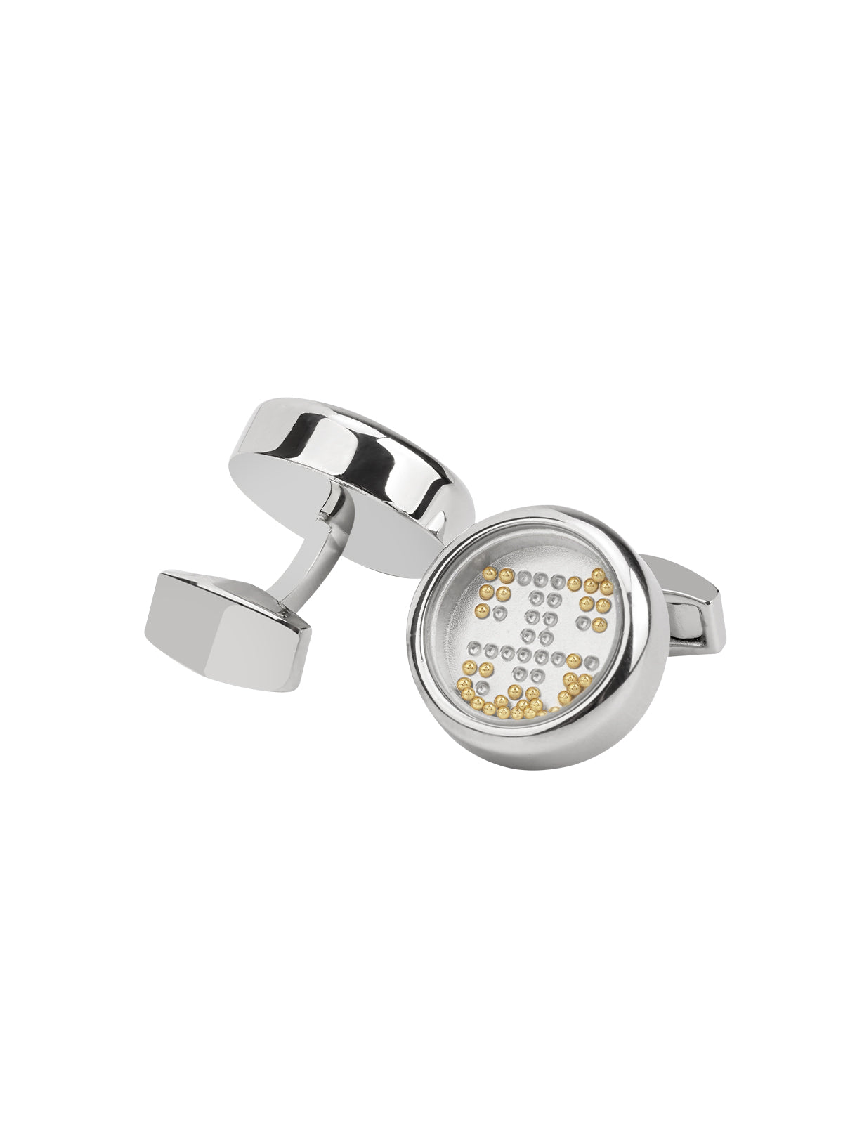 Scattered beads series cufflinks MM1908071 White