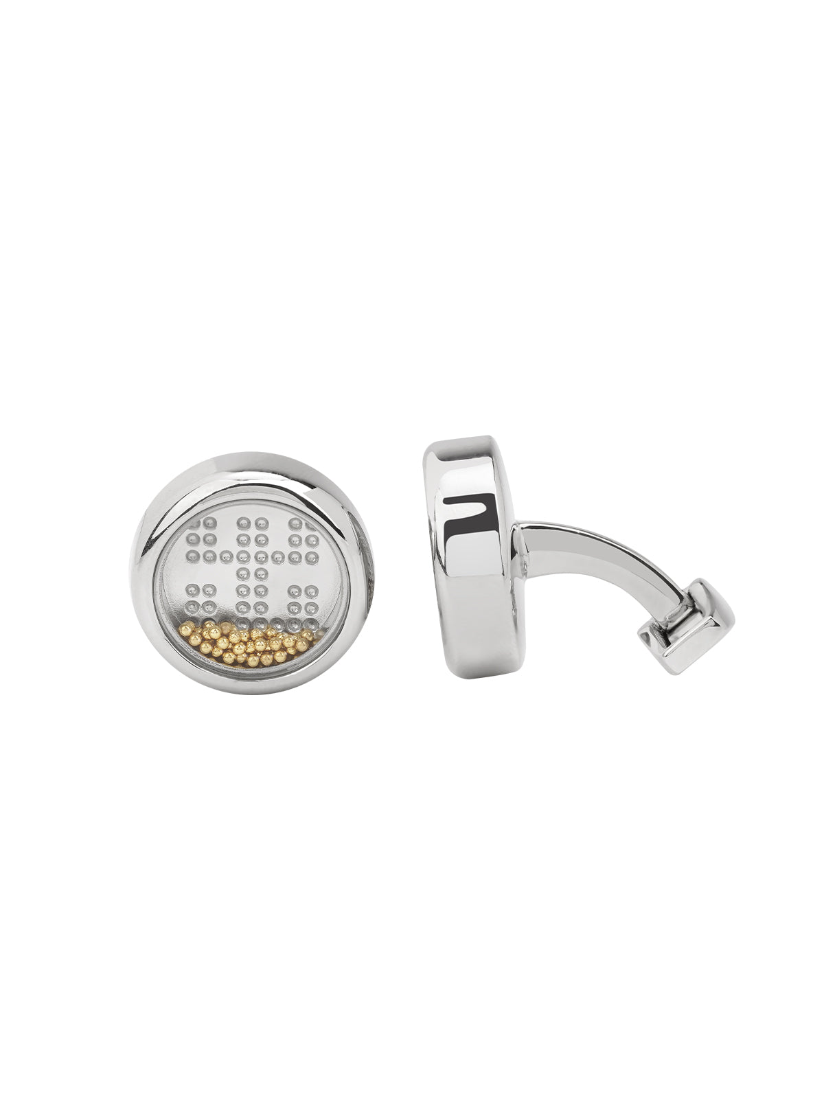 Scattered beads series cufflinks MM1908071 White