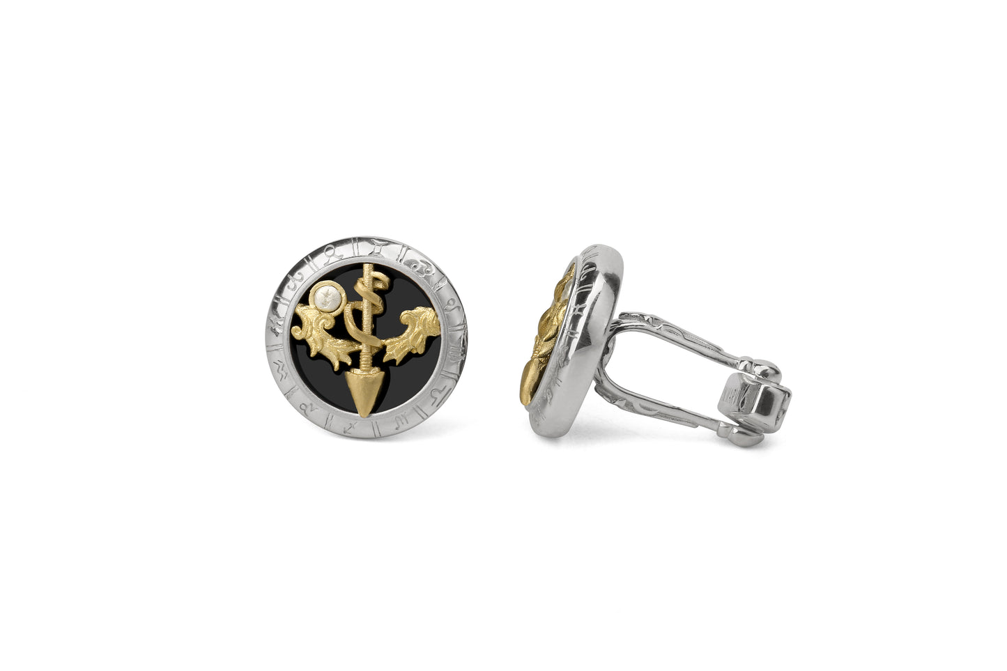 Astrology Sagittarius twelve constellations series 925 silver cufflinks MM2305S