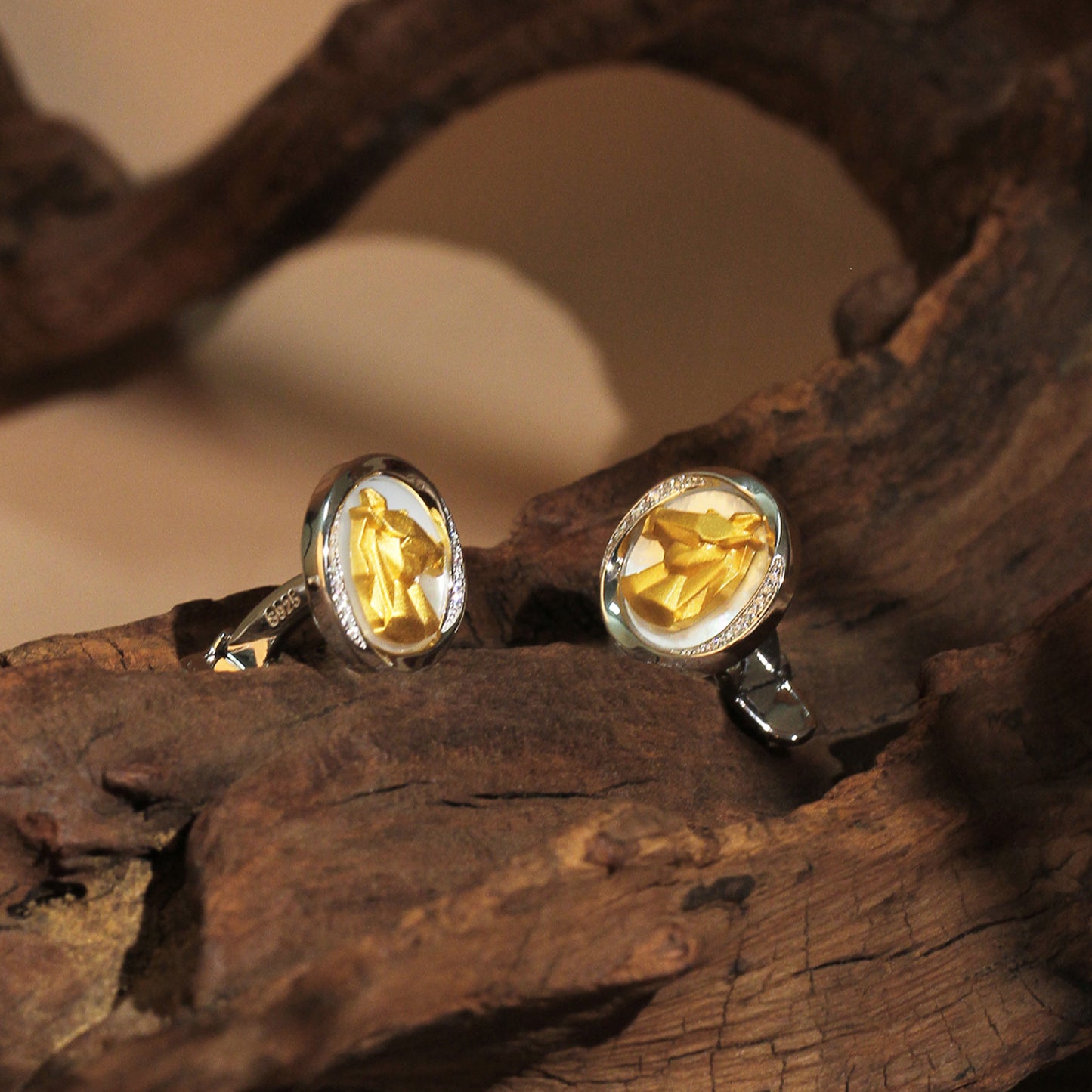 Mobius Series Zodiac Dragon Cufflinks MM2404S