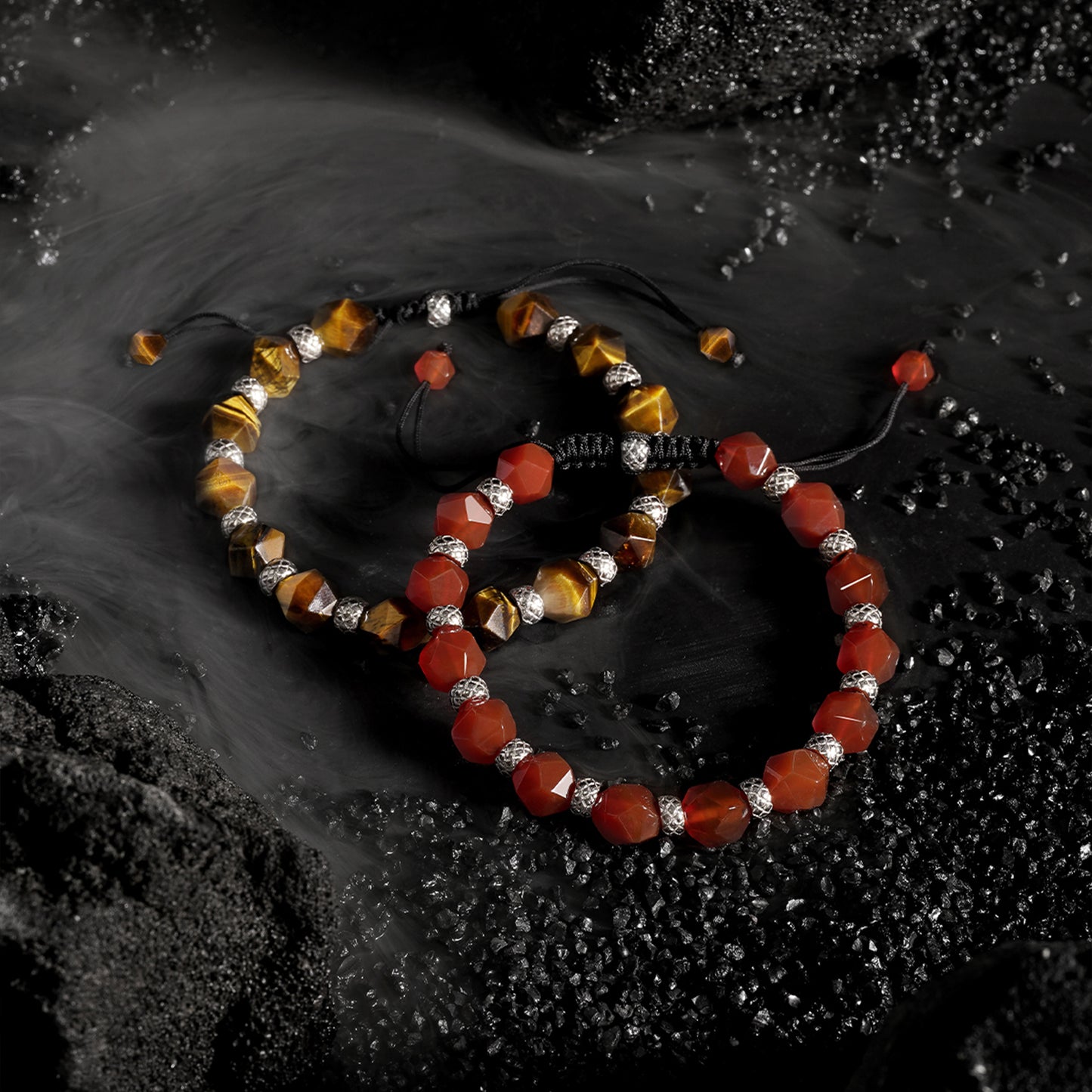 GoodLuck lucky series bracelet red agate/Golden Tiger Stone Eye MMS004811BK MMS004810BK