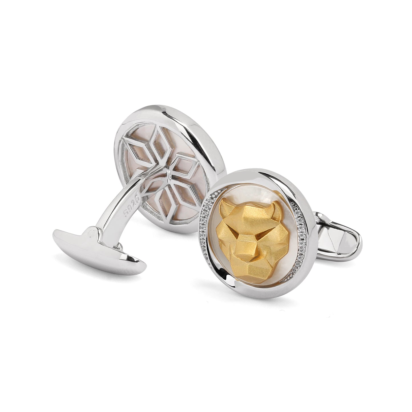 Mobius Series Zodiac Tiger Cufflinks  MM2403S