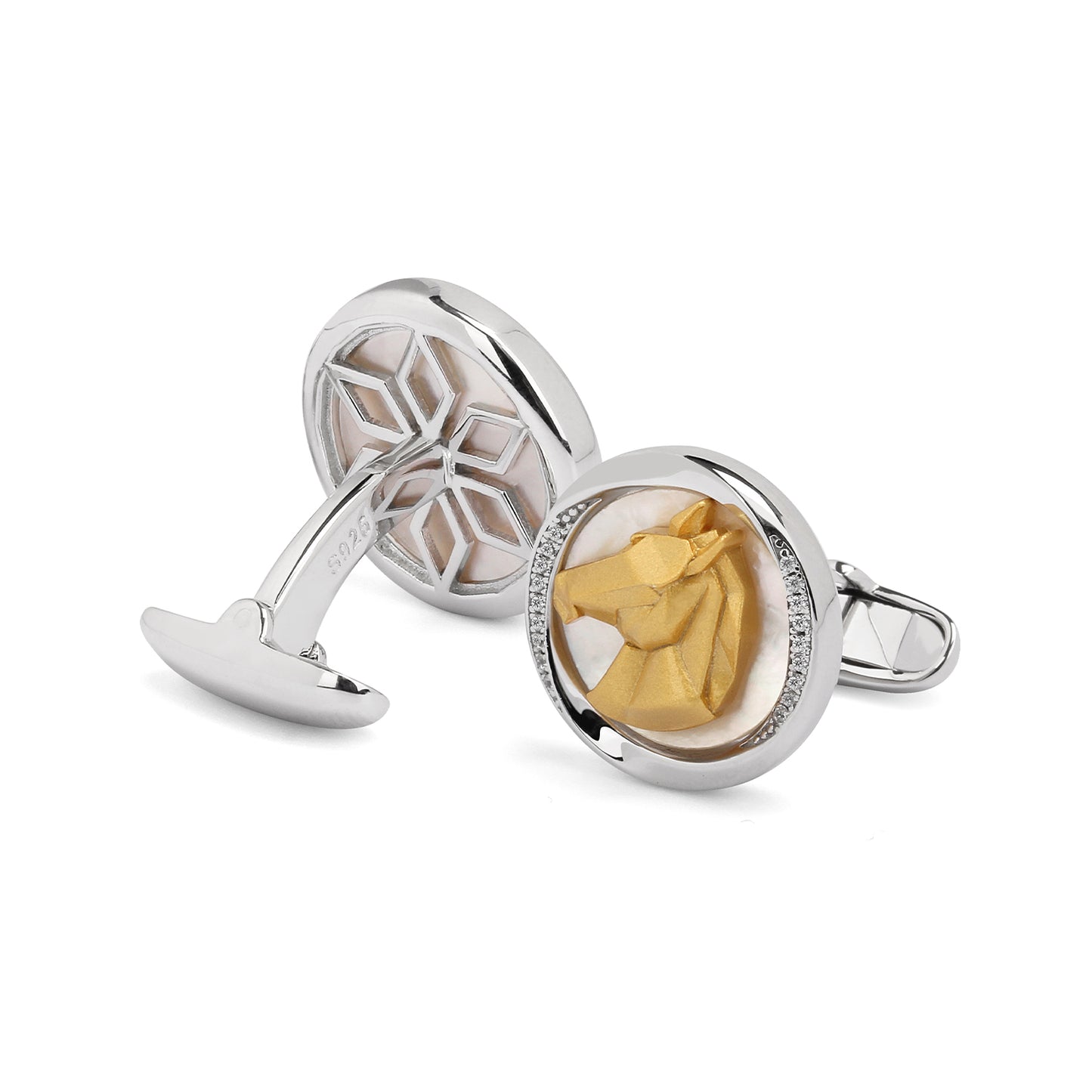 Mobius Series Zodiac Horse Cufflinks MM2406S