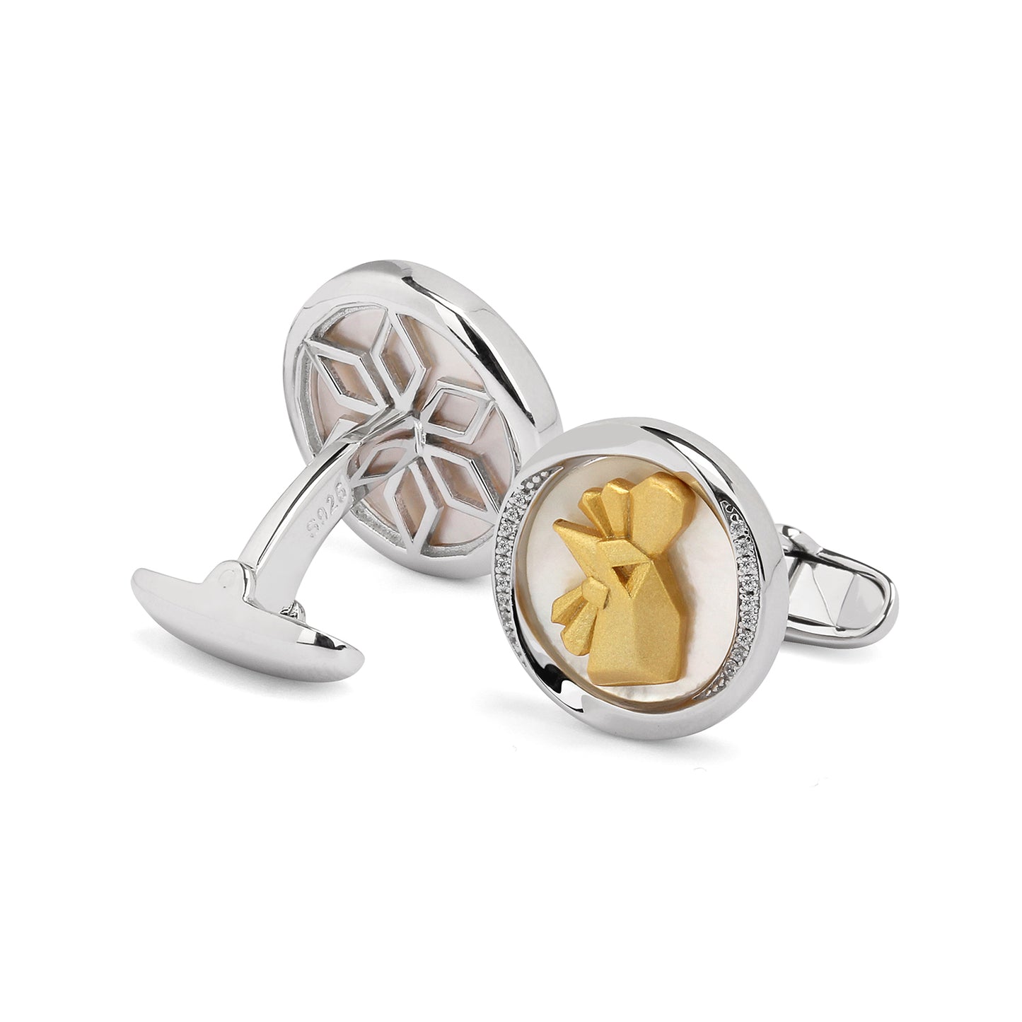 Mobius Series Zodiac Rooster Cufflinks MM2409S