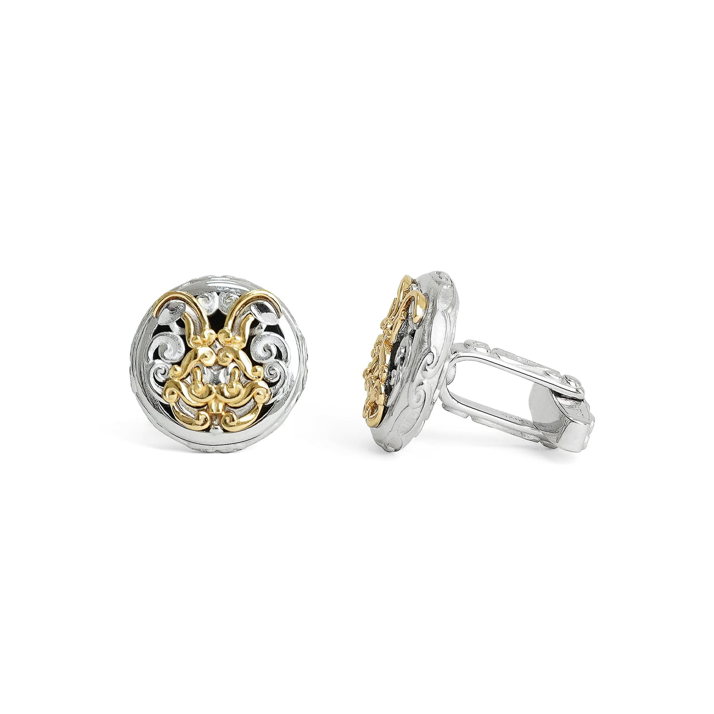 Bogu Pattern Series Mao Rabbit Cufflinks Twelve Zodiac Signs MM2317S