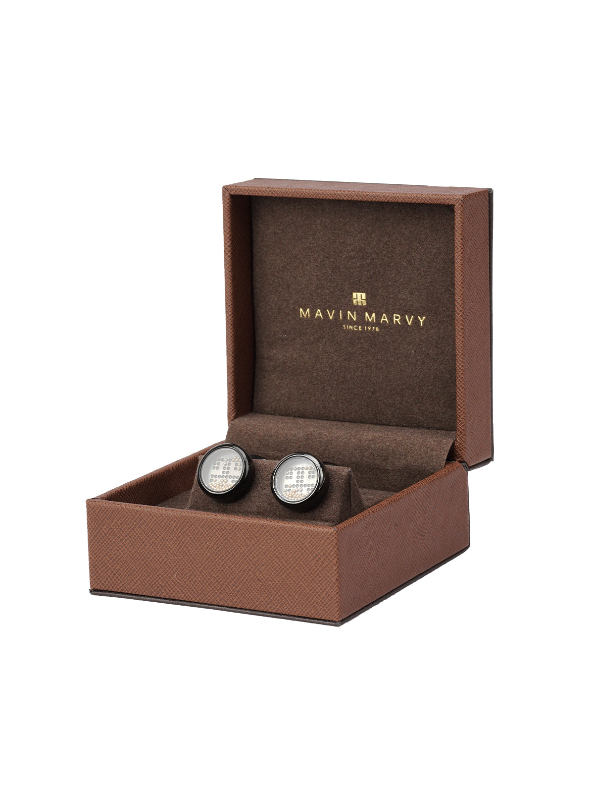 Scattered beads series cufflinks MM1908072 Black