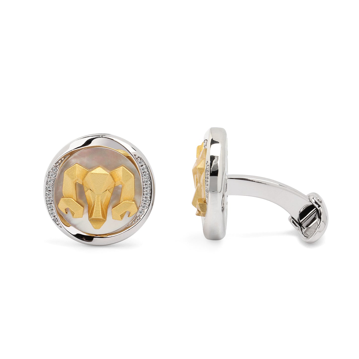 Mobius Series Zodiac Sheep Cufflinks MM2407S